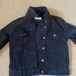 Black jean jacket